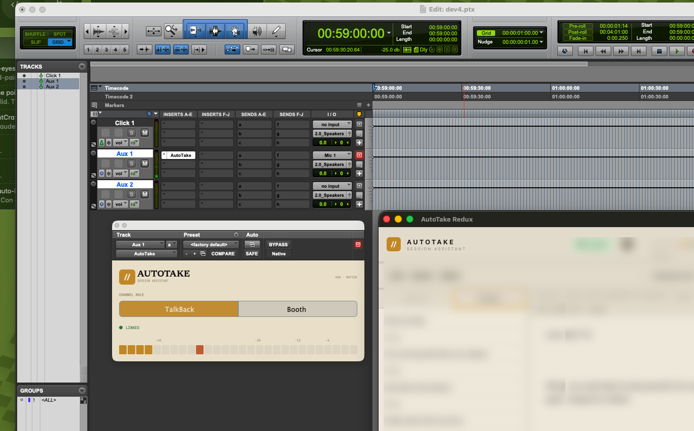 In the Pro Tools insert chain
